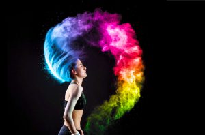 after rainbow effect to photo